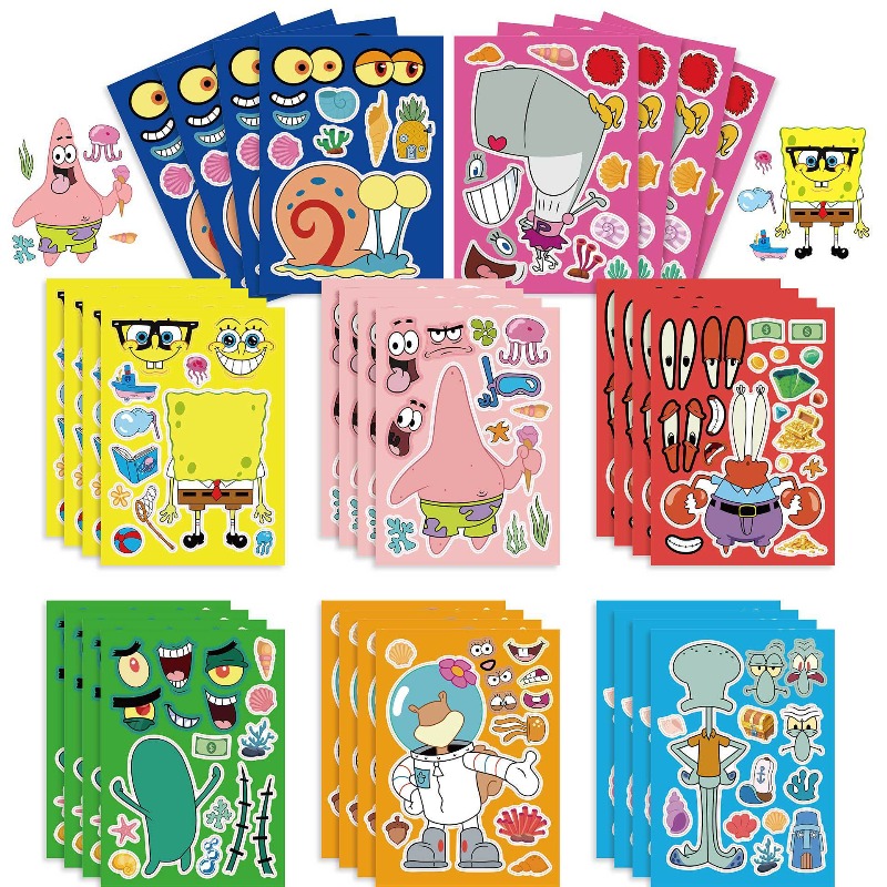 Kids Educational Device - Puzzle Edukatif Interaktif SpongeBob SquarePants, Mainan
