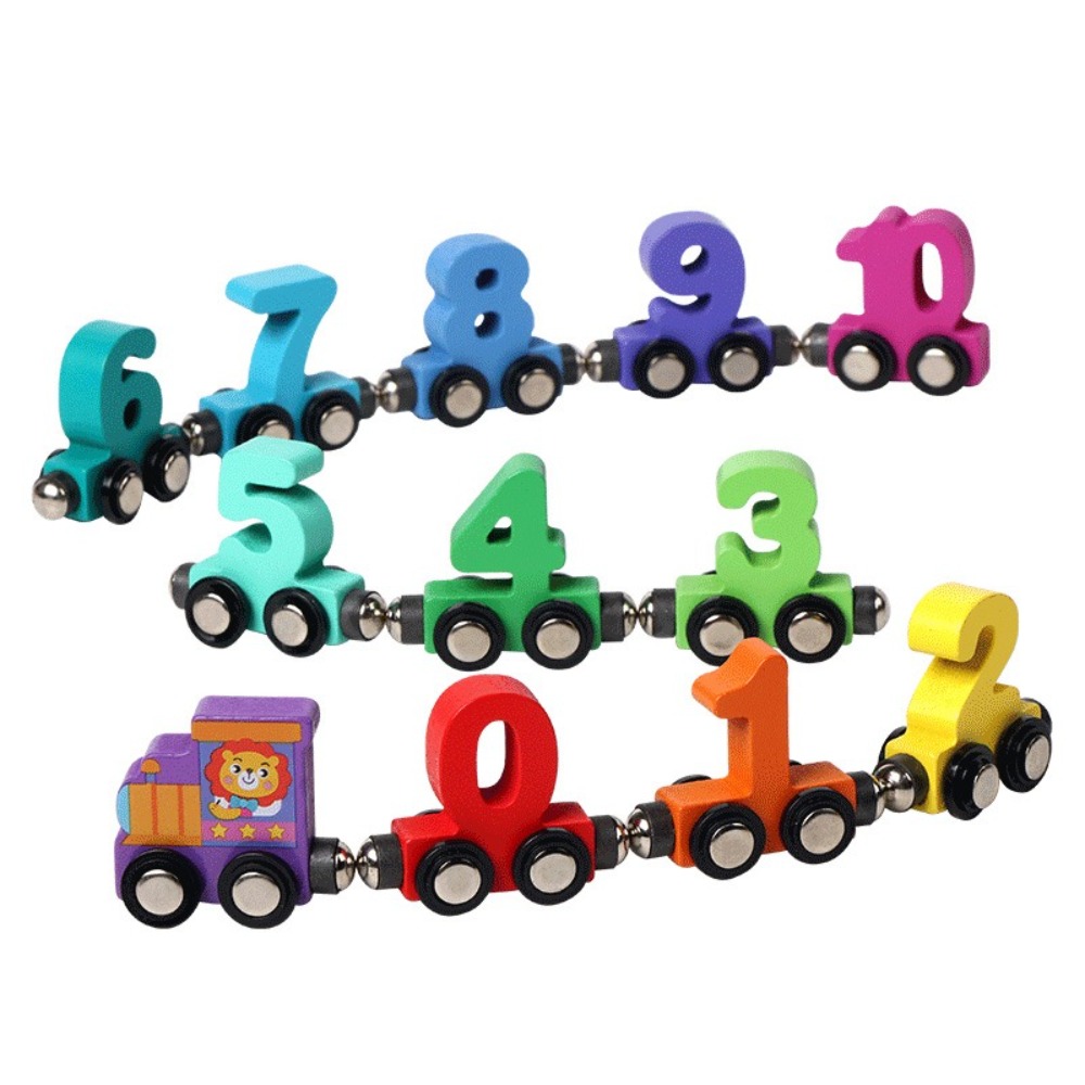 Kids Education Number - 1set Mainan Kereta Digital Angka 0-10