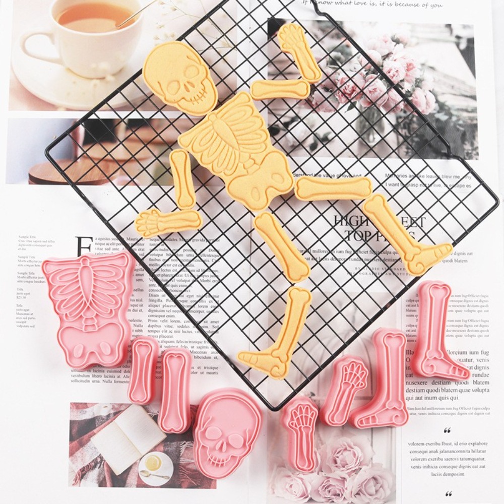 Human Body Puzzle - Cetakan Biskuit Fondant Puzzle Halloween Bentuk