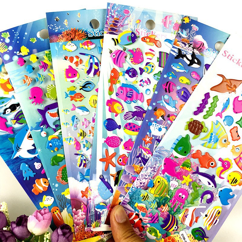 Stiker 3D gelembung mobil truk - Kids Education Shows ulasan dan harga
