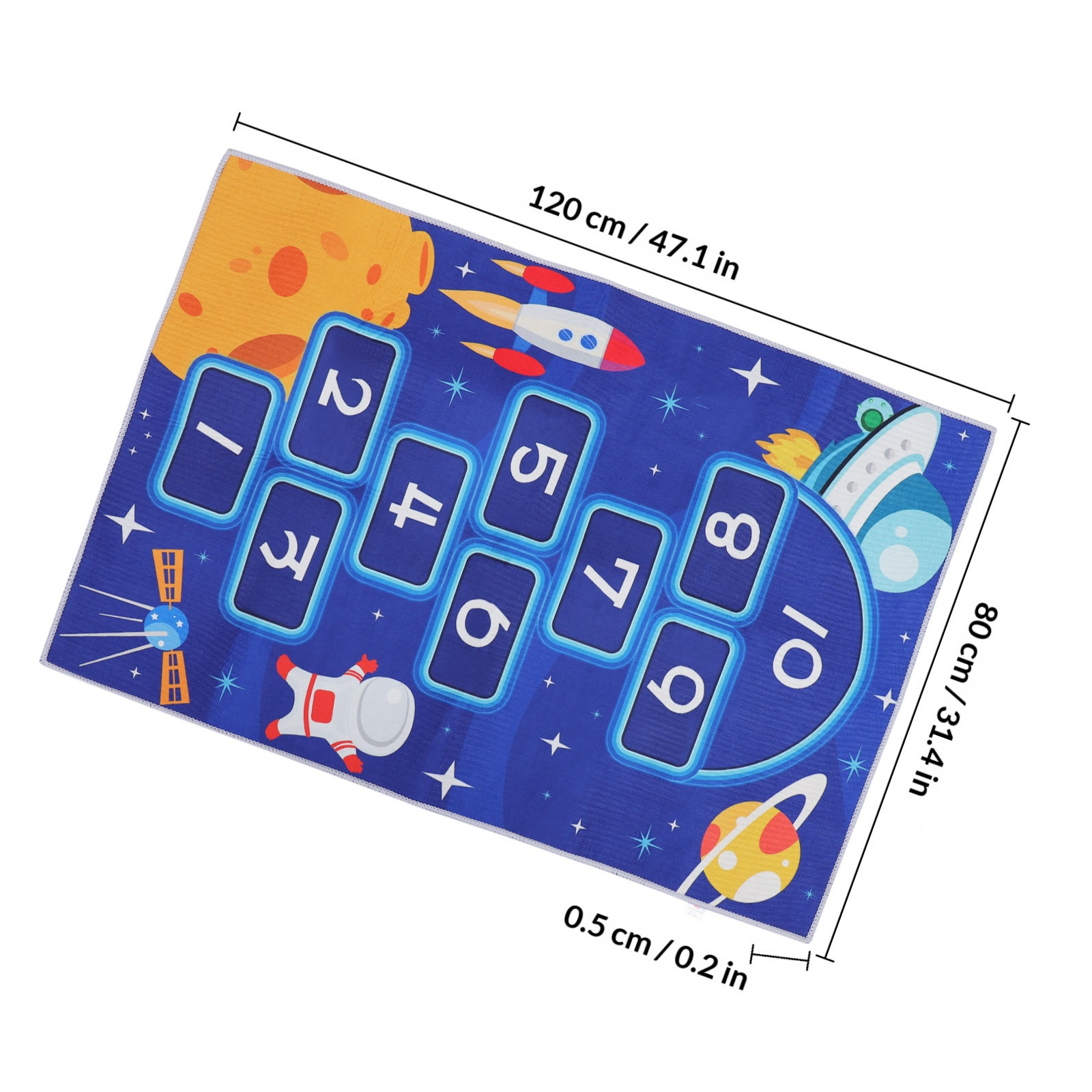 Karpet Lantai Hopscotch Kartun - Kids Education Number ulasan dan harga