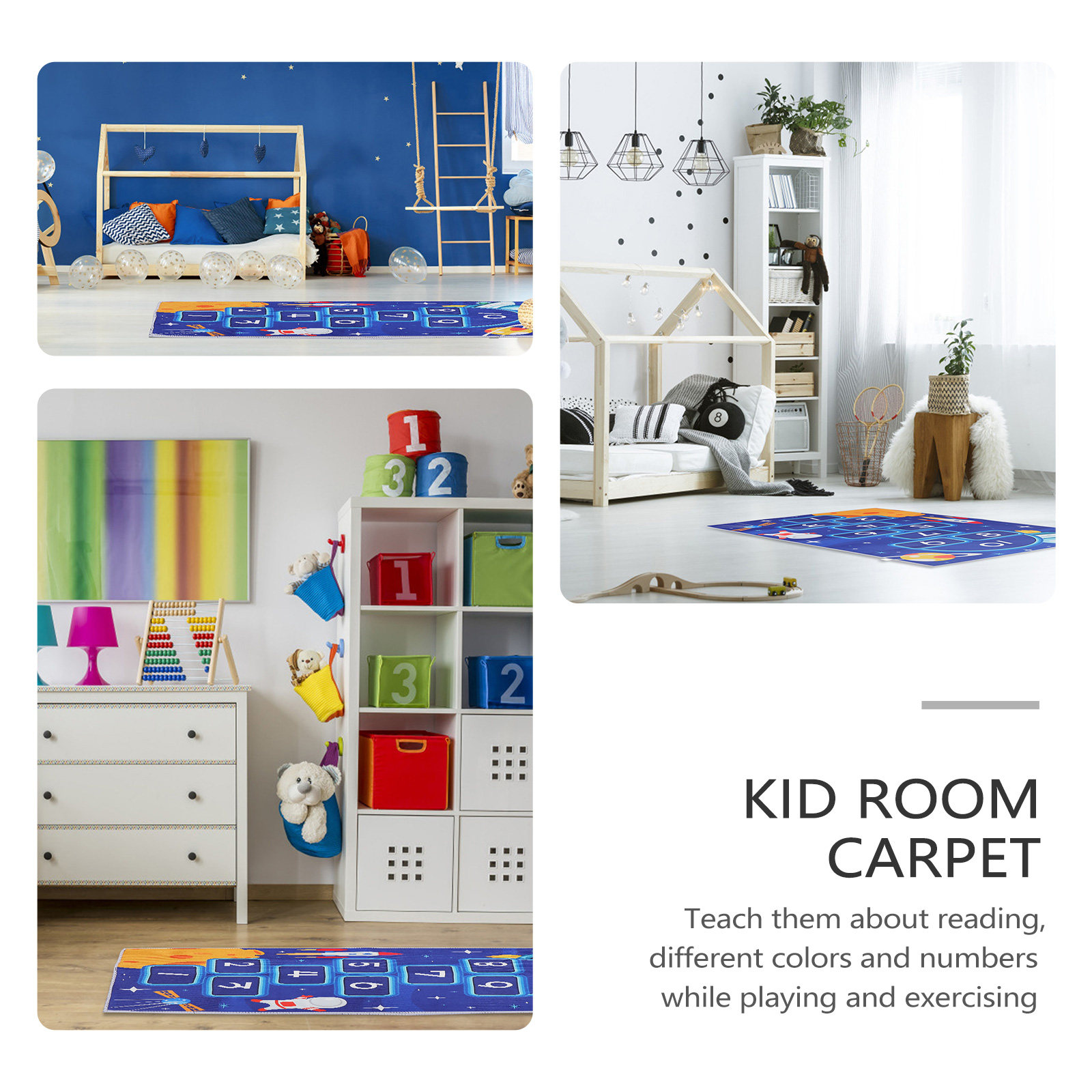 Karpet Lantai Hopscotch Kartun - Kids Education Number ulasan dan harga