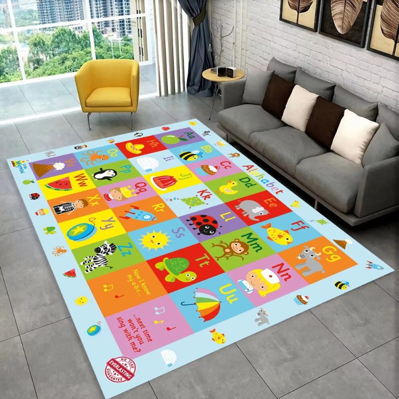 Karpet Alfabet Kartun ABC untu - Abc Kids Early Education ulasan dan harga