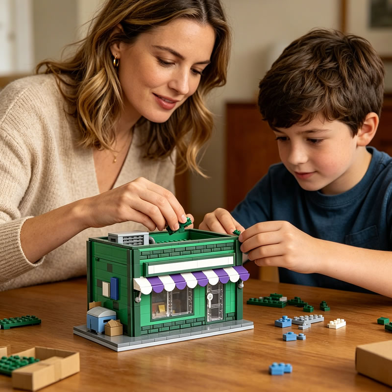 Blok Bangunan MOC Modular Mini - Kids Education Card ulasan dan harga
