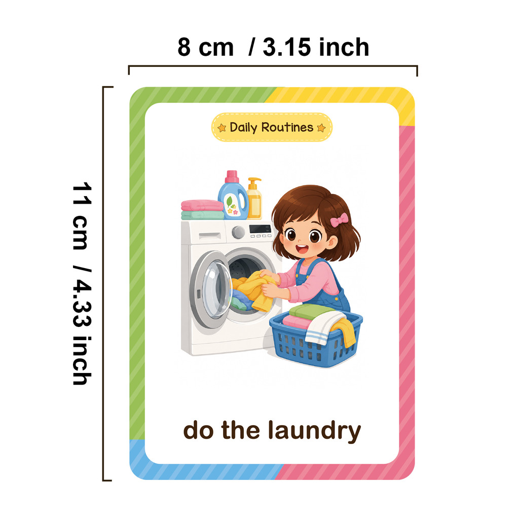 38 Kata Kartu Belajar Rutinita - Kids Education Card ulasan dan harga