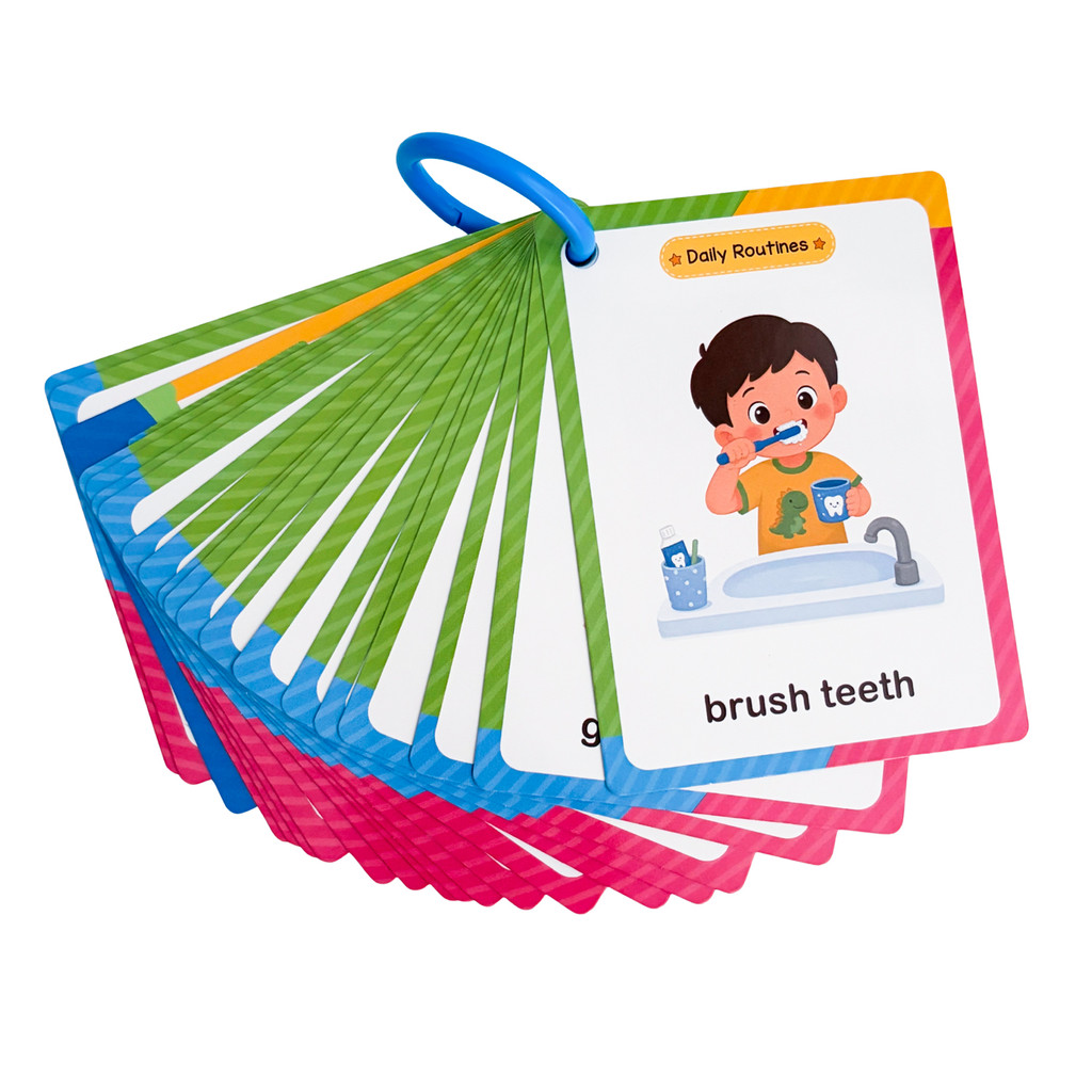 38 Kata Kartu Belajar Rutinita - Kids Education Card ulasan dan harga