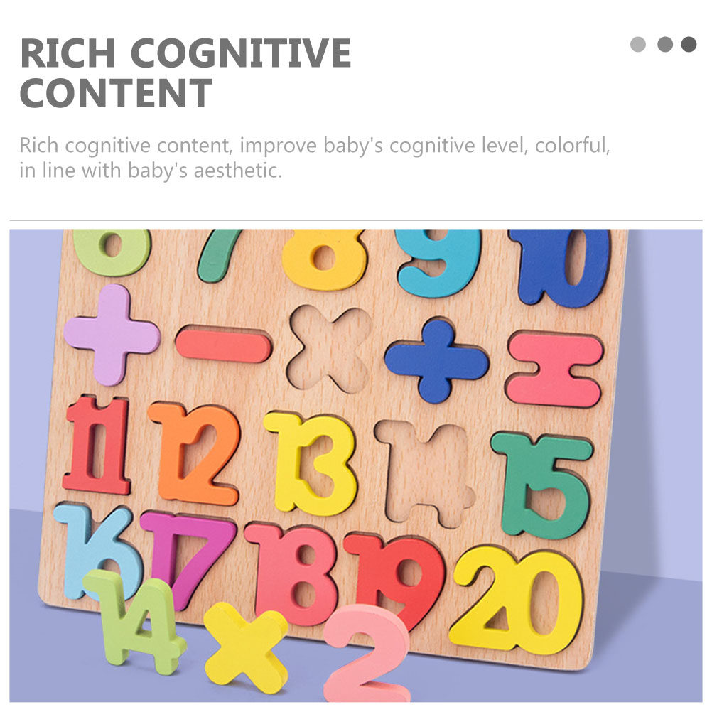 2 Set Puzzle Kayu Angka dan Al - Abc Kids Early Education ulasan dan harga