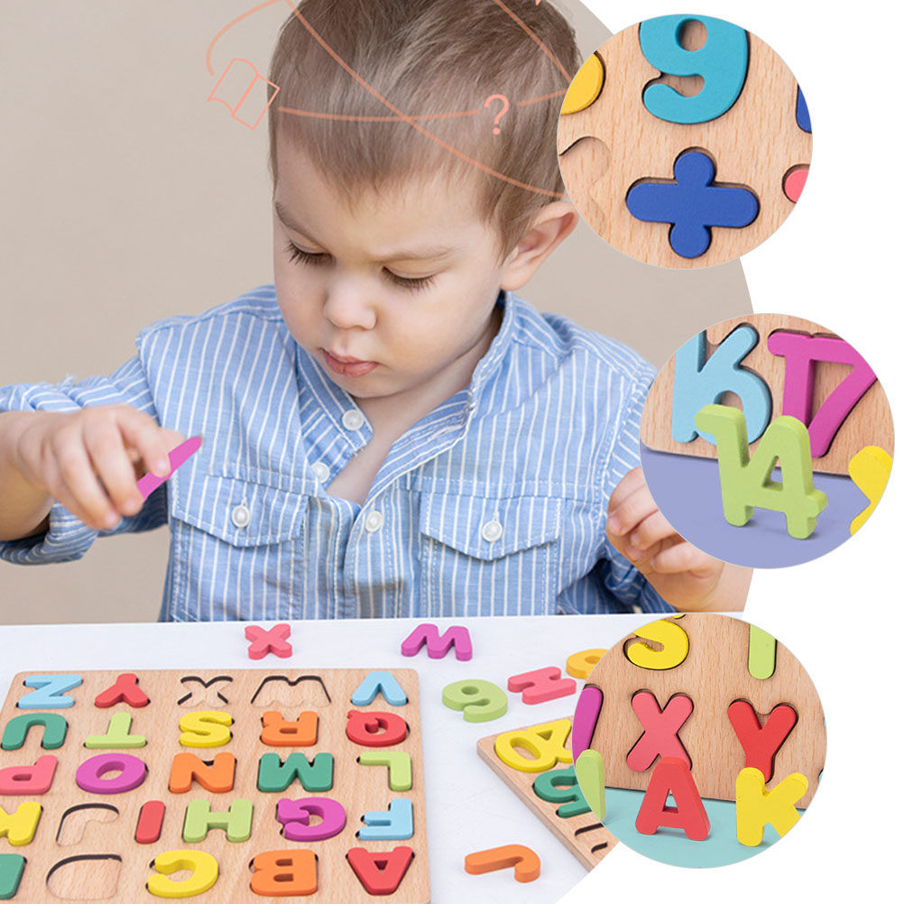 2 Set Puzzle Kayu Angka dan Al - Abc Kids Early Education ulasan dan harga