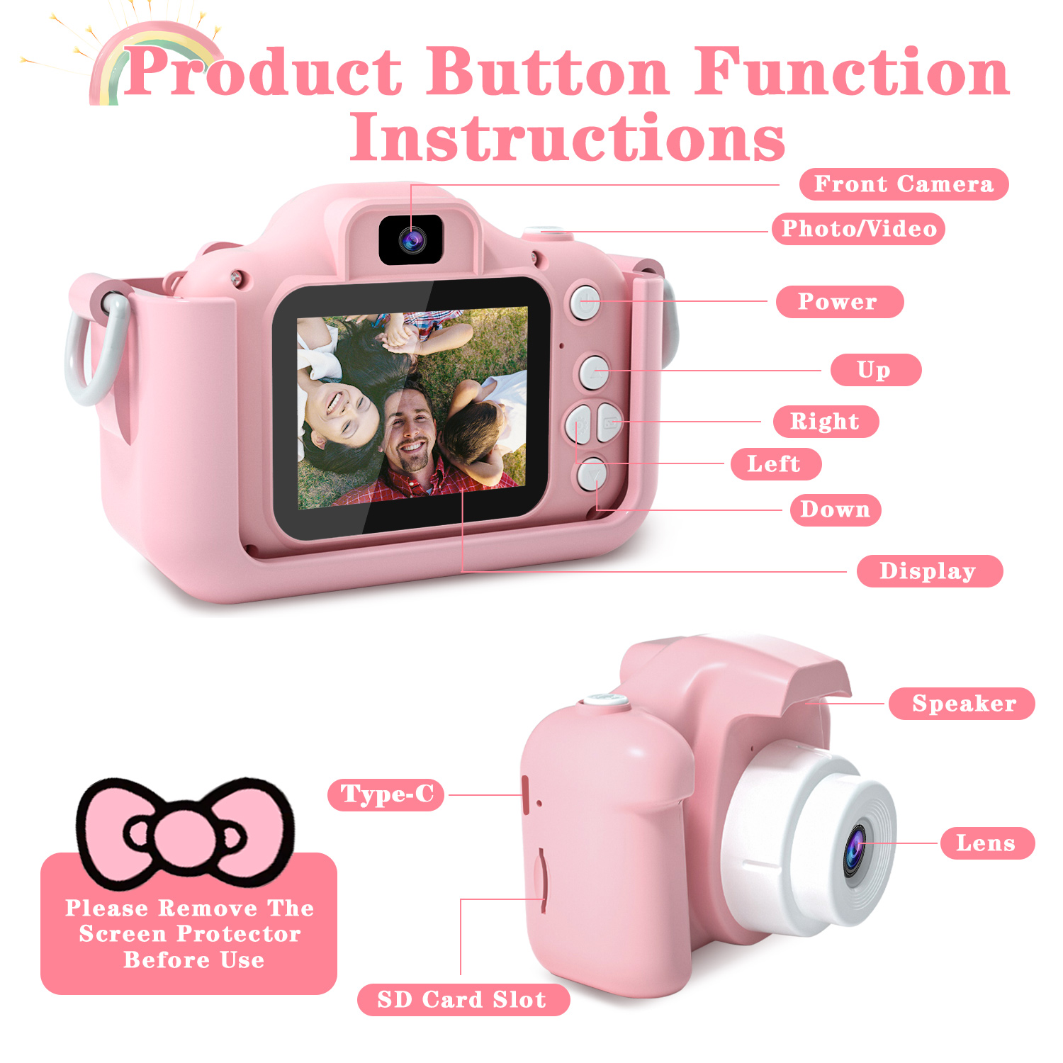 Kamera anak Digital, kamera an - Kids Education Card ulasan dan harga